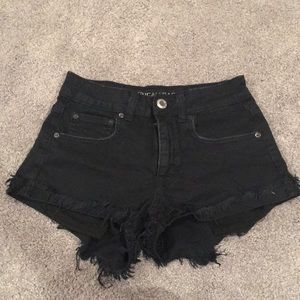 American Eagle Black Jean shorts